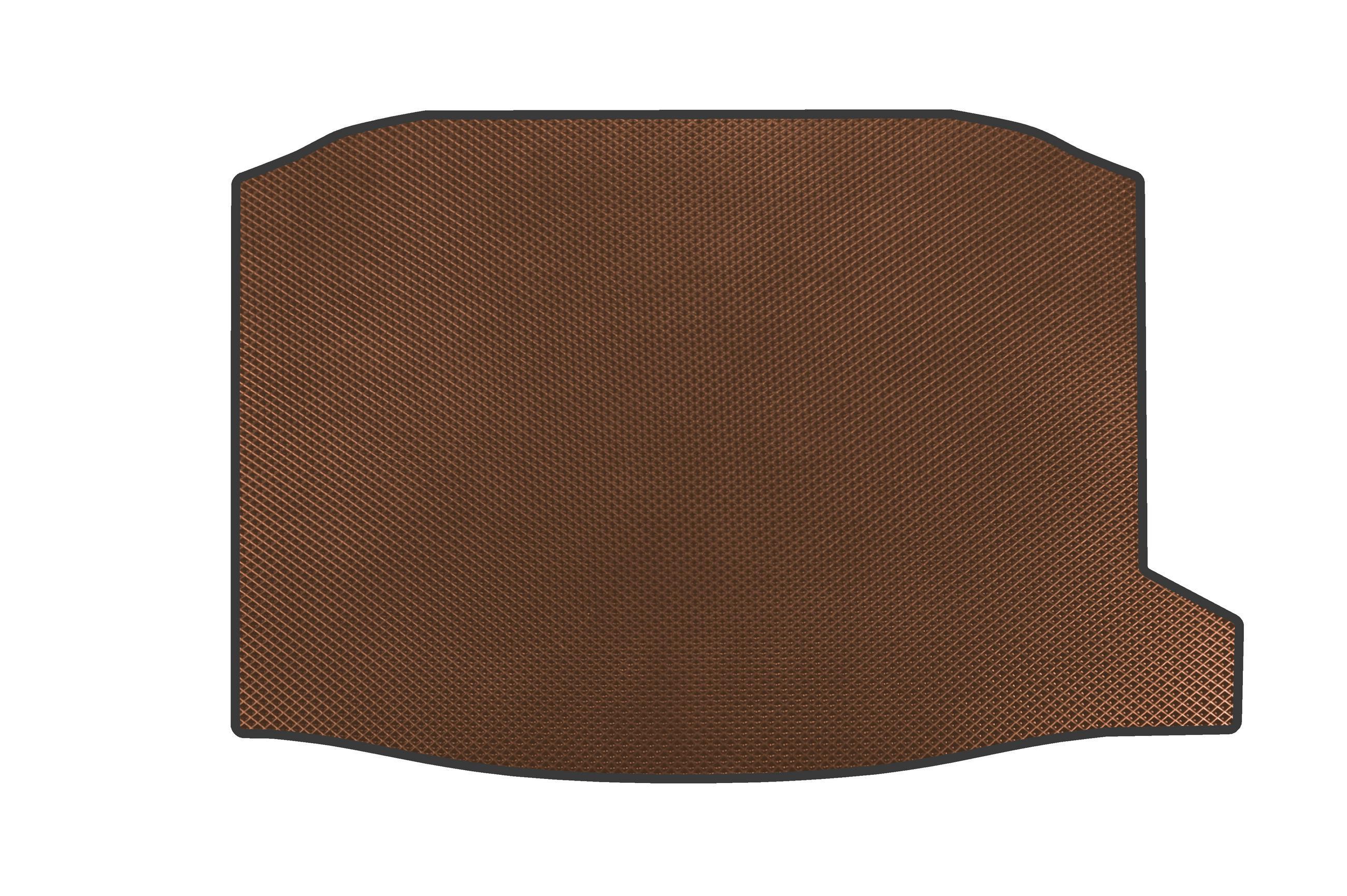 Коврик в багажник резиновый Digital Designs для Seat Leon 2020- гг. Коричневый (184570)