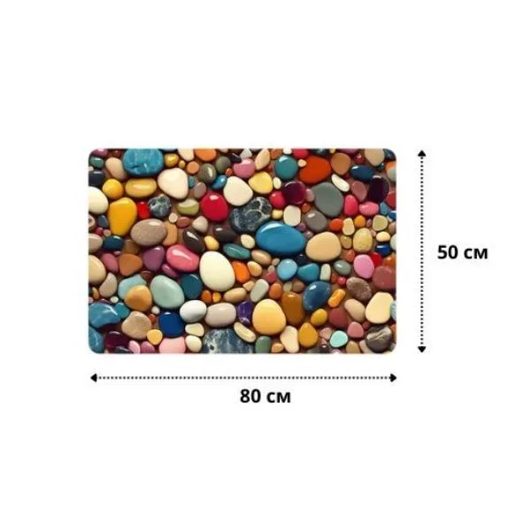 Килимок для ванної кімнати 50х80 см Різнокольоровий (G00161) - фото 11 Килимок для ванної кімнати 50х80 см Різнокольоровий (G00161) - фото 11