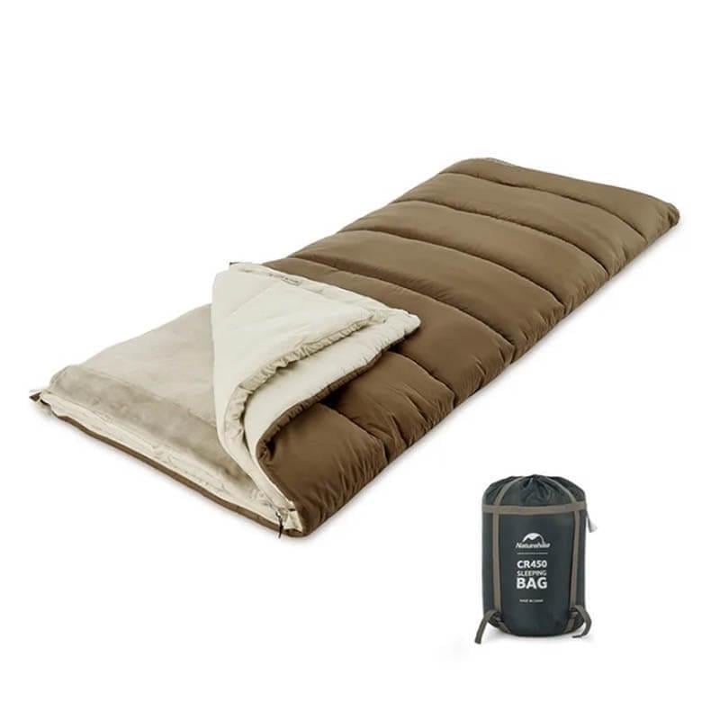 Спальный мешок Naturehike CR450 CNH22SD011 210 см Коричневый (6927595712078)