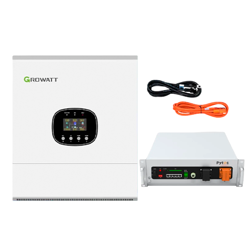 Комплект автономного енергозабезпечення Growatt SPE 6000TL HVM-G2 6kW та Pytes V5° 5,12kWh White (34618489)