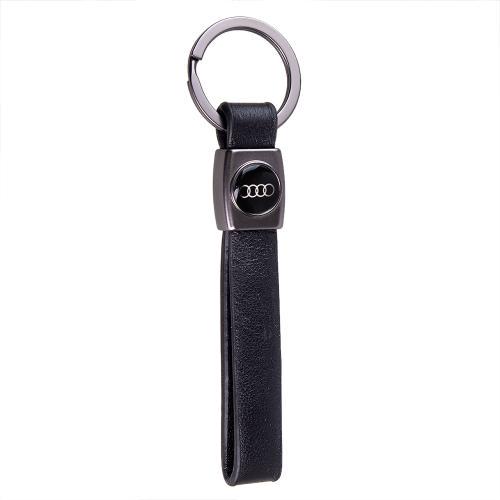 Брелок кожаный длинный AUDI Черный (00000055091)