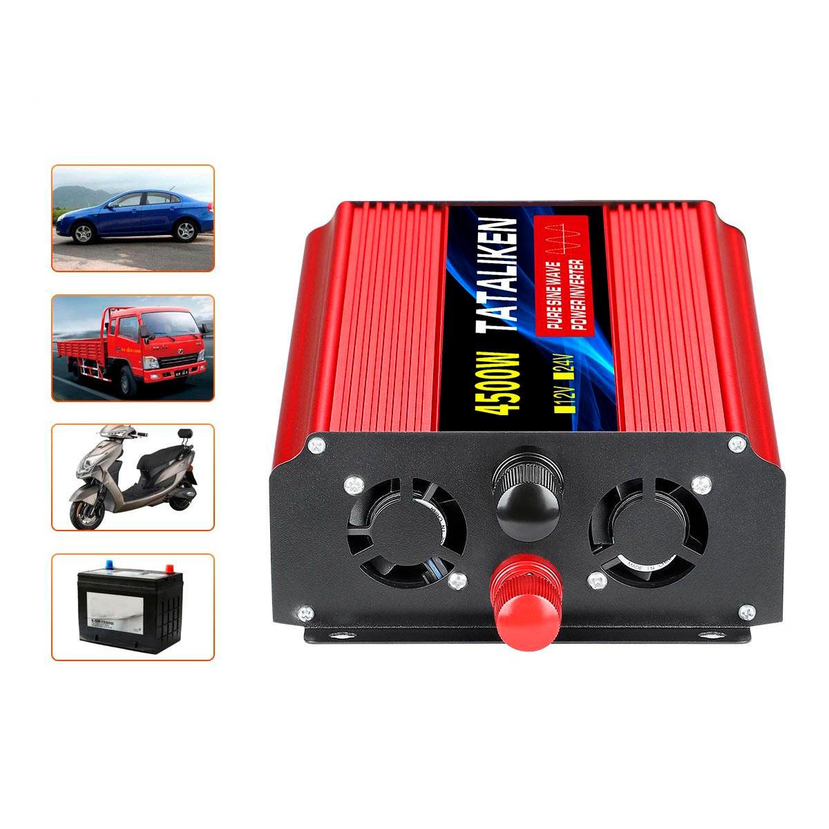 Інвертор для побутової техніки Tataliken 4500W 12V на 220V (2215491858) - фото 5 Інвертор для побутової техніки Tataliken 4500W 12V на 220V (2215491858) - фото 5