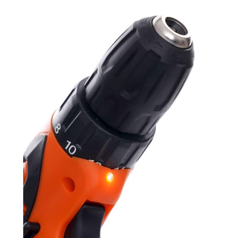 Дрель-шуруповерт аккумуляторный Kraft&Dele KD3066 2415716083 18 В 1300 мА/ч 30 Нм 2 скорости Li-Ion в кейсе - фото 9