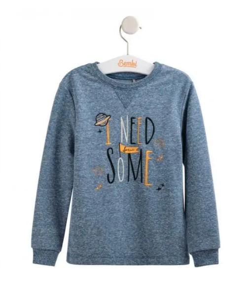 Футболка з довгим рукавом для хлопчика Bembi ФБ 563 104 см Бірюзовий