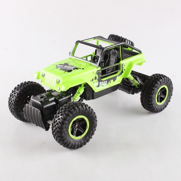 Игрушка на радиоуправлении Diancheng Toys Crawler Challenger игрушечный джип 1:18 700mAh Зеленый
