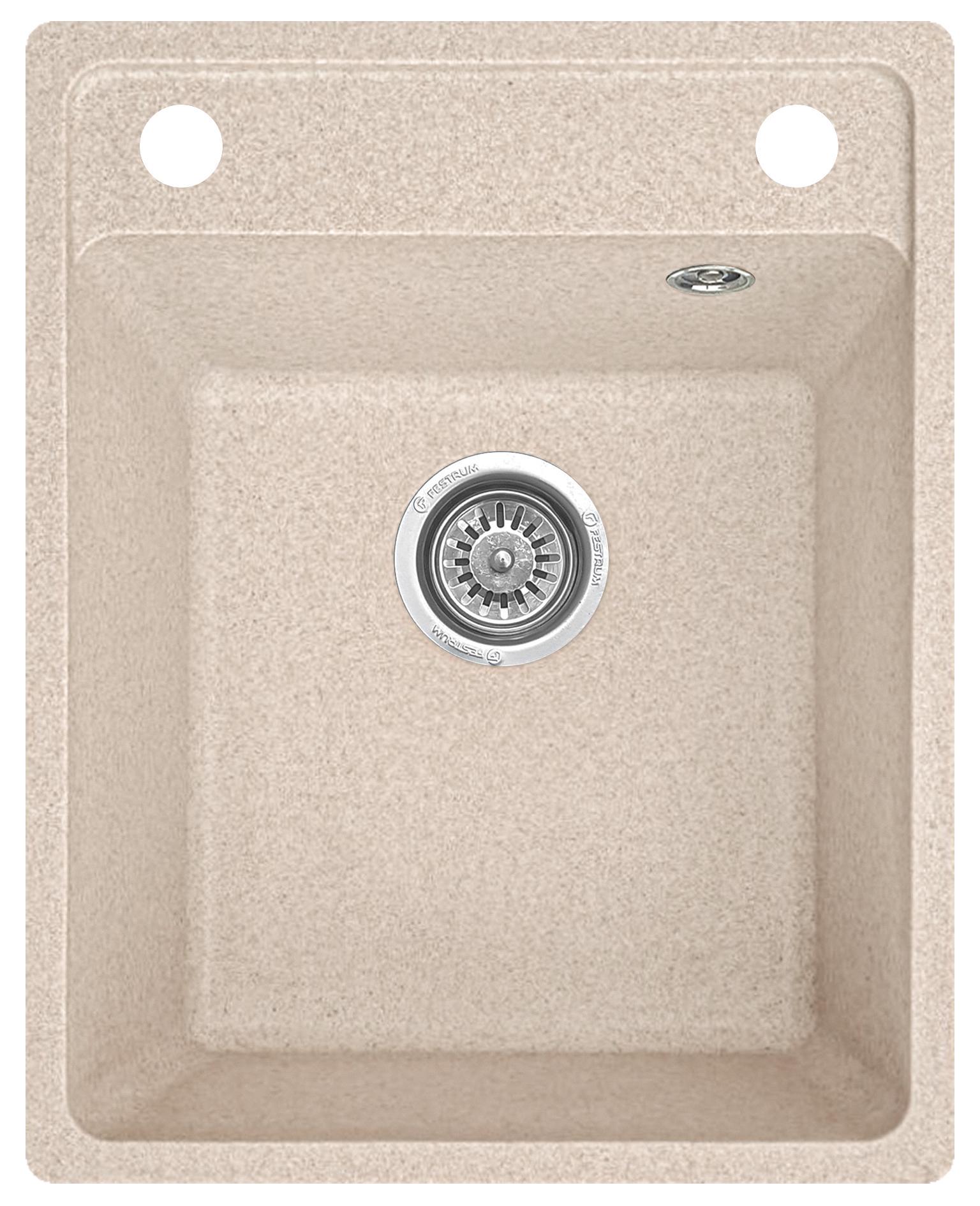 Мойка кухонная Valetti 85D 510х410 мм Бежевый (Valetti_85D_Sahara)