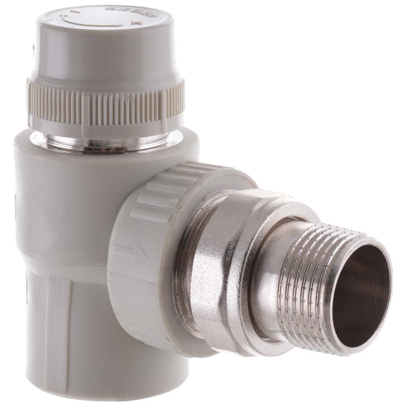 Кран термостатический угловой KOER K0150.PRO PPR 25x3/4" (KP0190)