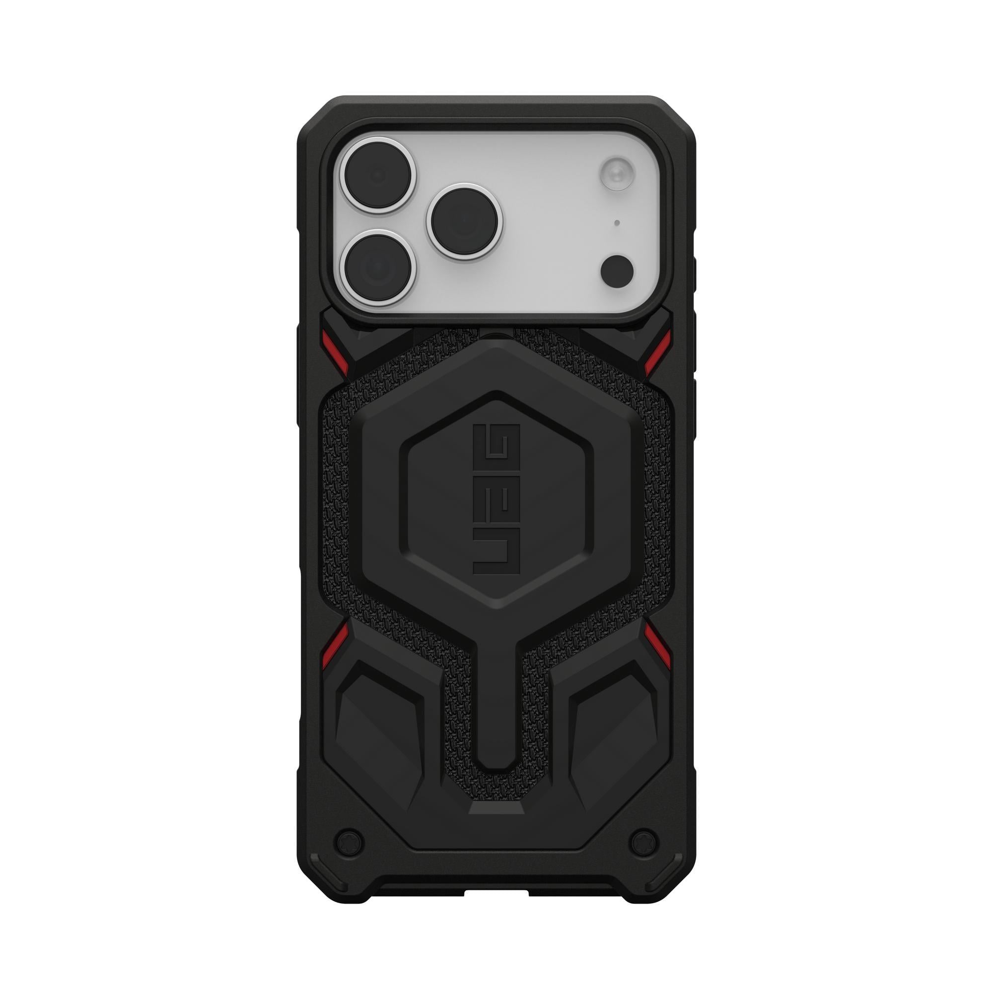 Чехол UAG Monarch Pro Magsafe для iPhone 17 Pro Max Kevlar Black (114514113940)