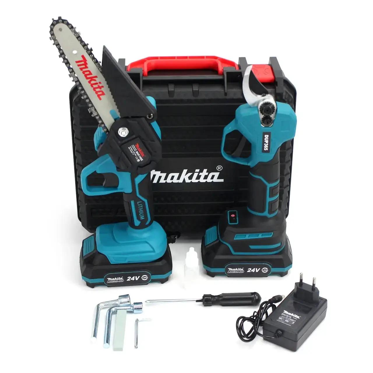 Набор Makita Пила DUC155Z/Секатор DUP365 АКБ 24V (20698848) - фото 1