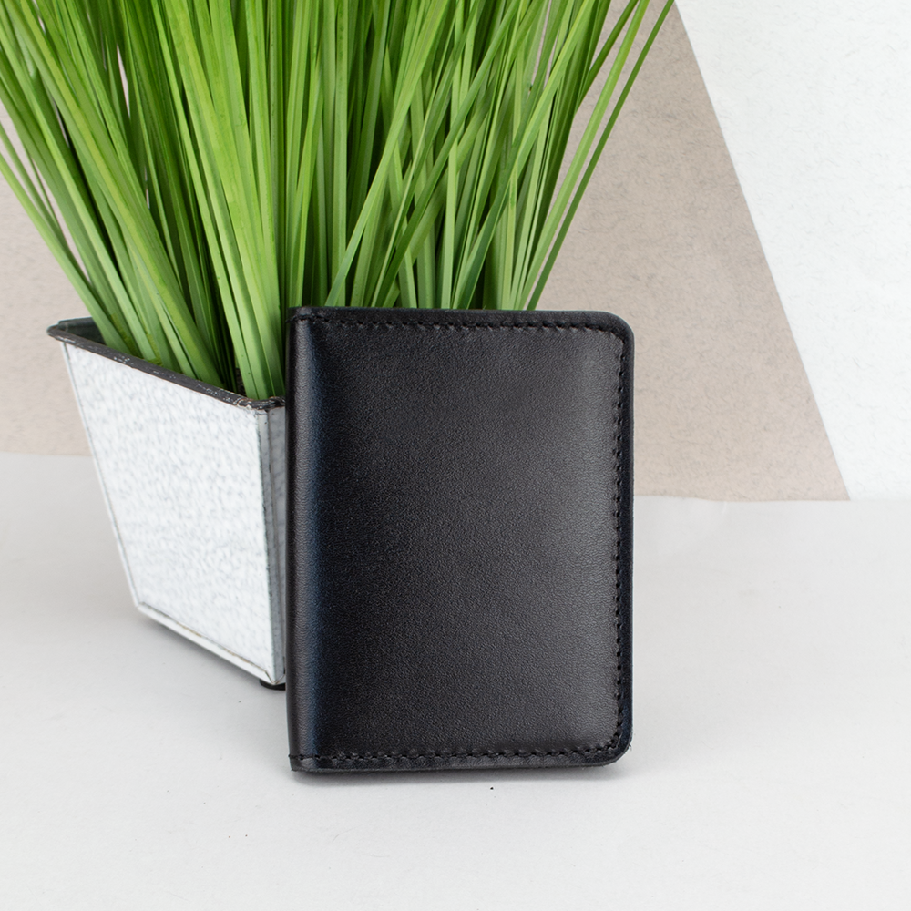 Обложка на ID паспорт Handycover 0037 кожаная на кнопке Черный (2328415125)