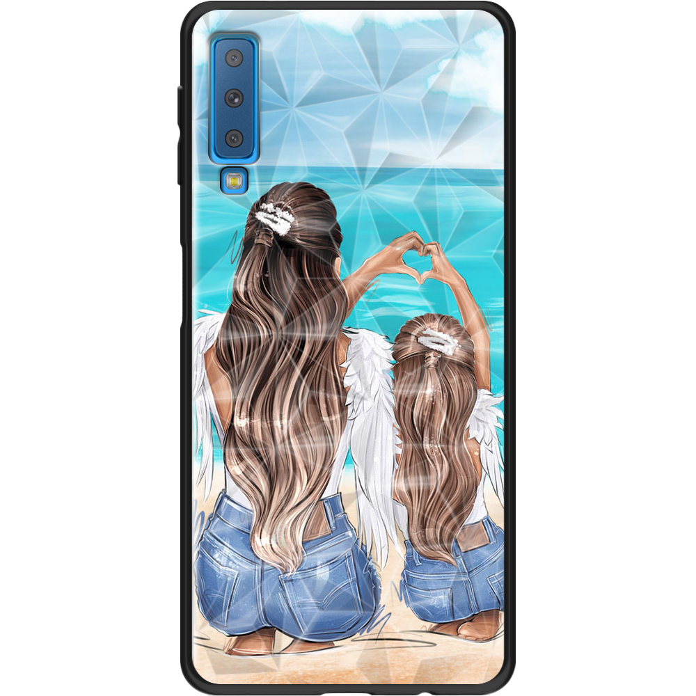 Чехол Boxface Samsung A750 Galaxy A7 2018 Family Vacation Черный силикон с призмой (35481-up2380-37864)