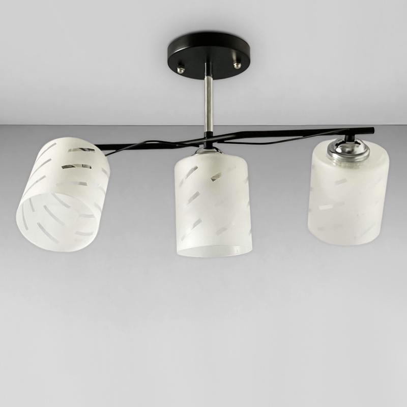 Люстра стельова Light House SW-18155/3 460х200х290 мм Чорний/Хром