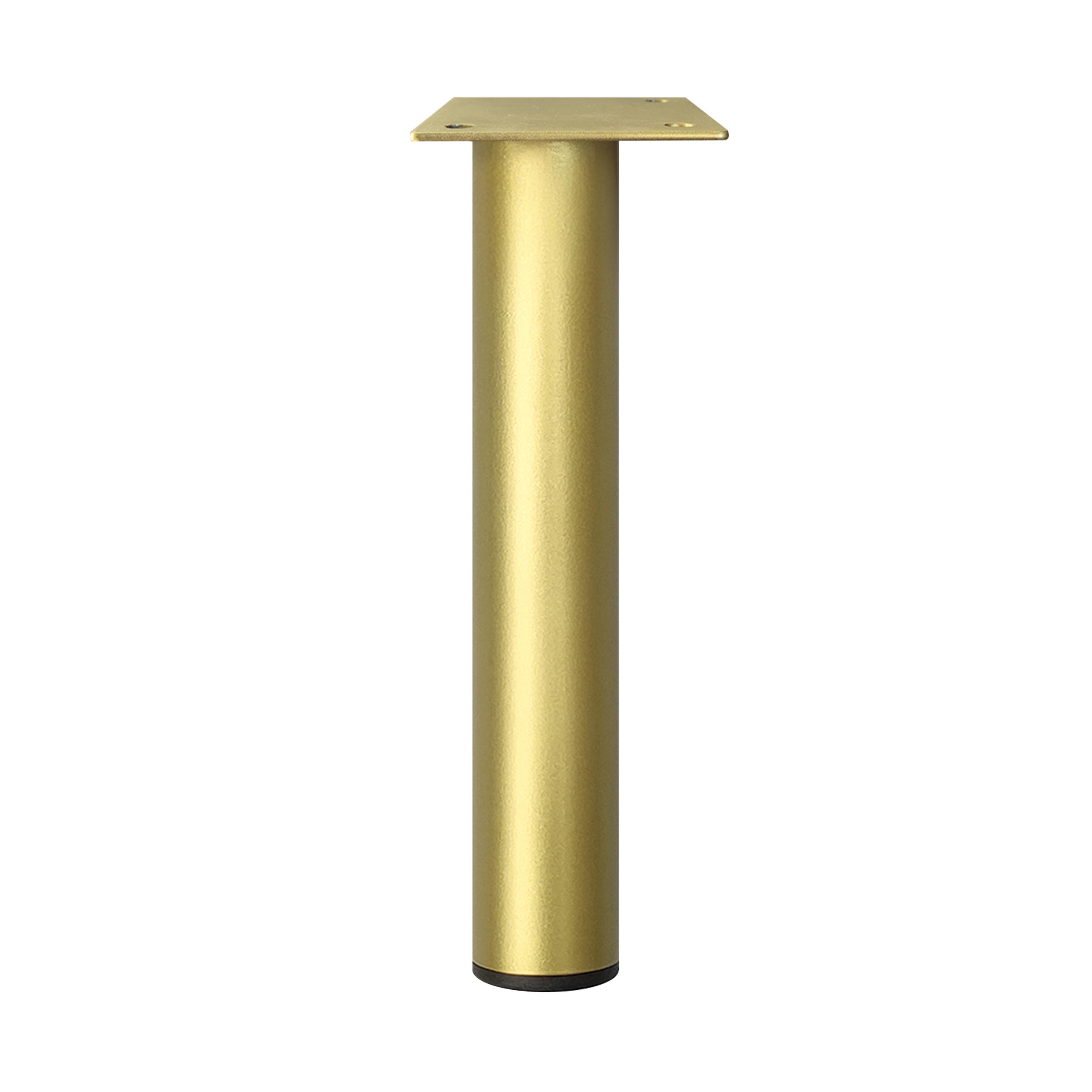 Мебельная ножка из металла 250 мм Золотой (1407) - фото 1 Мебельная ножка из металла 250 мм Золотой (1407) - фото 1