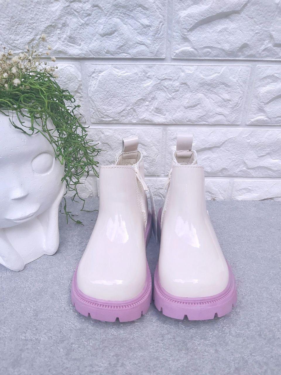 Черевички для хлопчика Bessky 1259 р. 22 14,5 см Молочно-фіолетовий (1259) - фото 2
