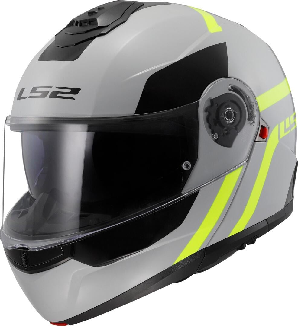 Мотошлем LS2 FF908 Strobe 2 Autox M Grey/H-V Yellow (29662)