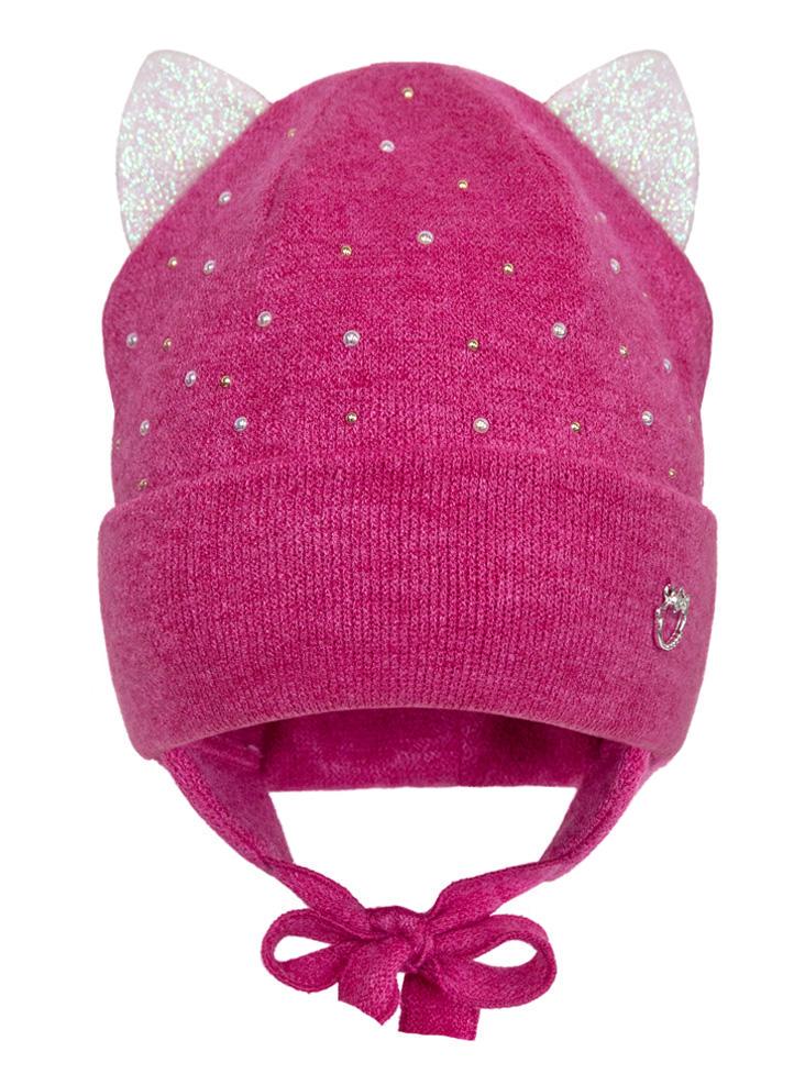Шапка зимняя Девид стар. р. 48 Малиновый (2216)