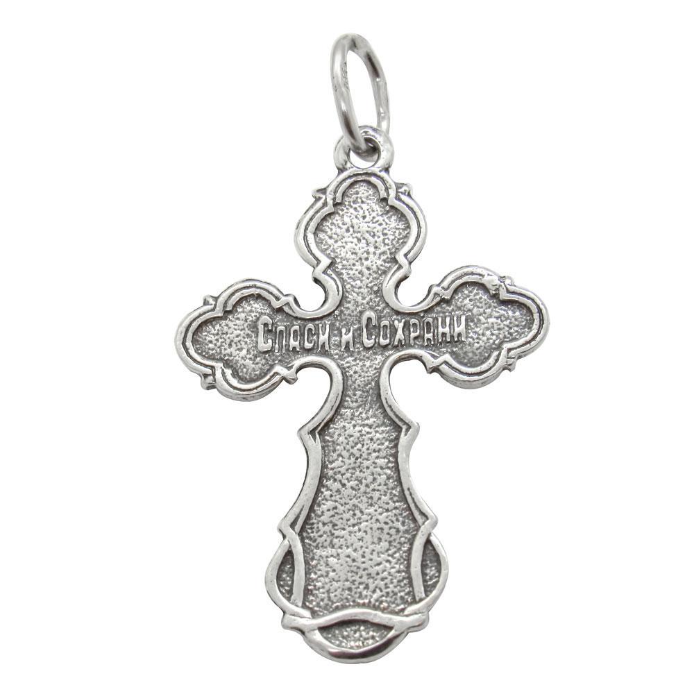 Срібний християнський підвіс Хрестик 3 (1137292291) - фото 3 Срібний християнський підвіс Хрестик 3 (1137292291) - фото 3
