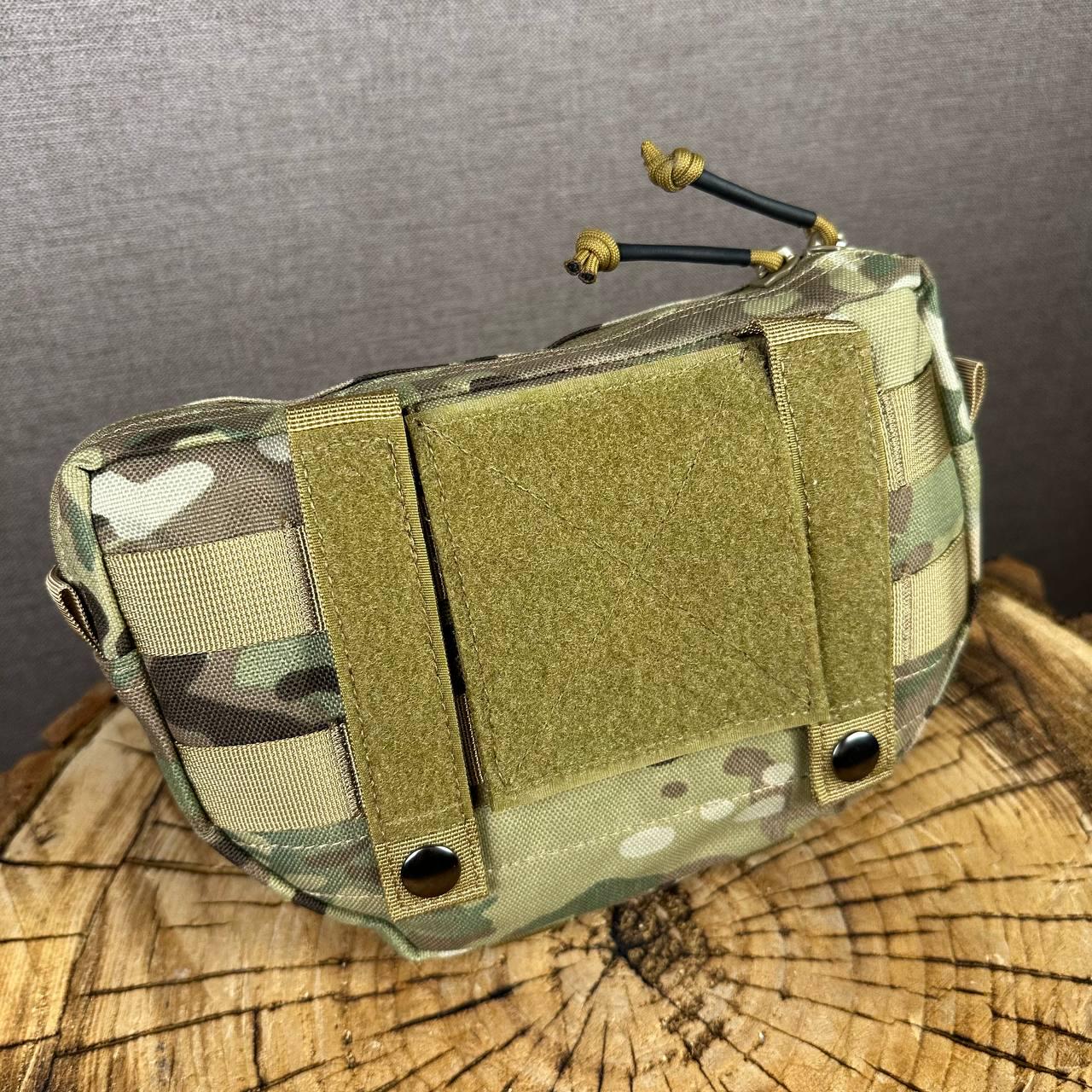 Подсумок напашник на плитоноску с креплением Молле и липучкой Мультикам - фото 4 Подсумок напашник на плитоноску с креплением Молле и липучкой Мультикам - фото 4