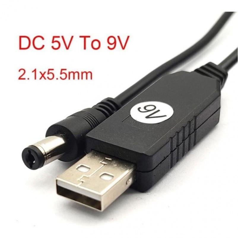 Кабель питания для роутера 5V/9V USB DC 5,5x2,1 (000007476) - фото 2 Кабель питания для роутера 5V/9V USB DC 5,5x2,1 (000007476) - фото 2
