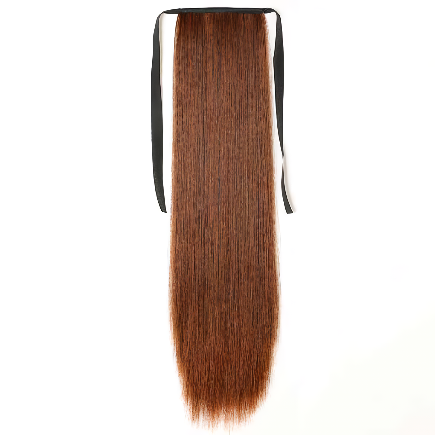 Шиньйон хвіст на стрічці Didaka пряме волосся 50 см Каштановий (Т0000734-2)