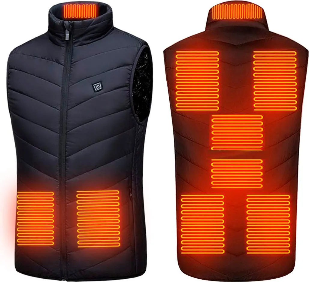 Жилет согревающий зимний HeatFashion Electric Heating Vest XL Черный - фото 6