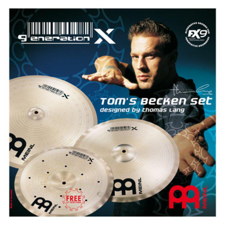 Комплект тарілок Meinl Generation X GX-TB14/17/18 Tom Becken Filt.CH14"/Komp.C17"/Kin.C18" (116178)