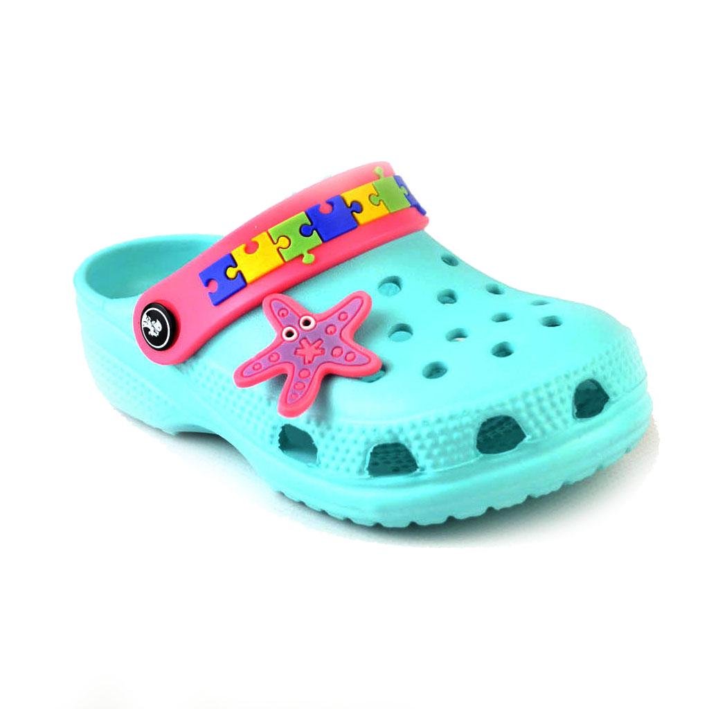 Сабо детские Jose Amorales 116238 р. 22 Бирюзовый