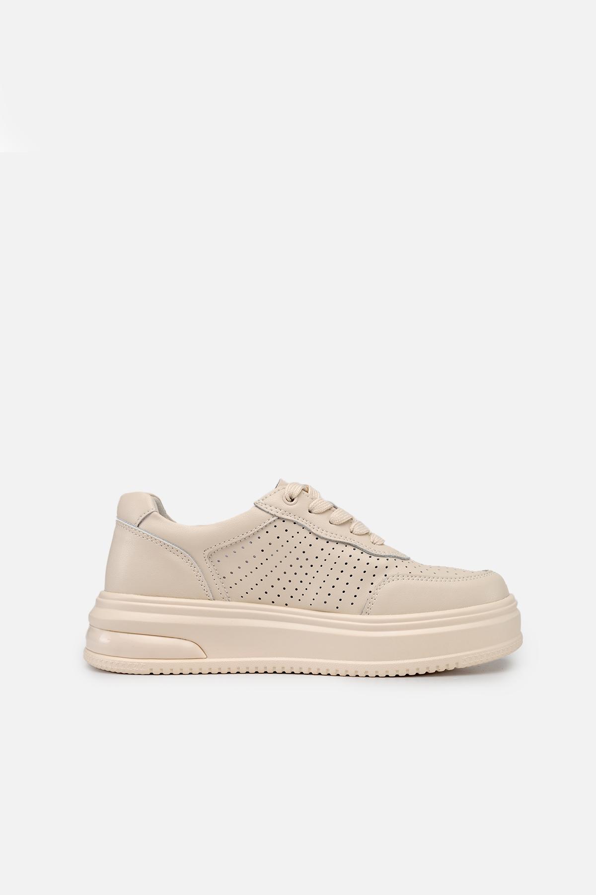 Кеды женские р. 41 Бежевый (SKT000939955) - фото 2