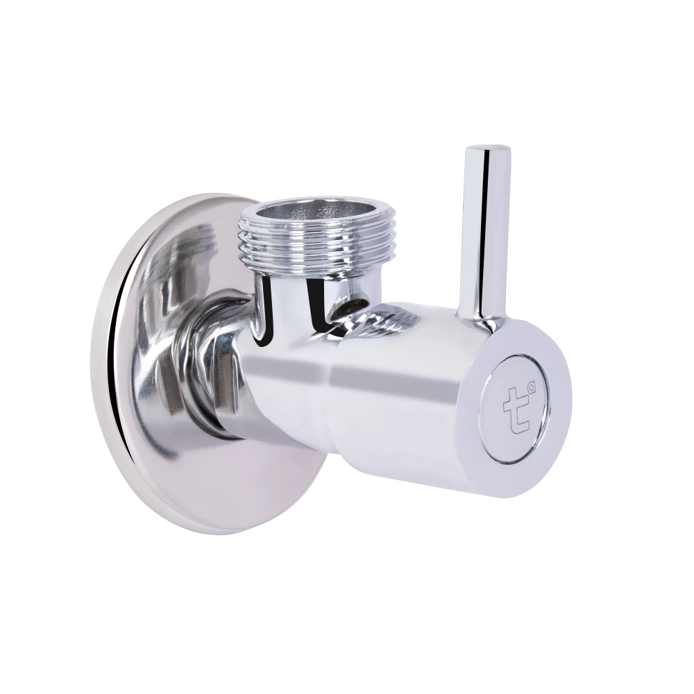 Кран кутовий Thermo Alliance Standart 1/2"Зх3/4"З керамічна букса ручка-паличка для приладів Хром (SD00053530) - фото 5