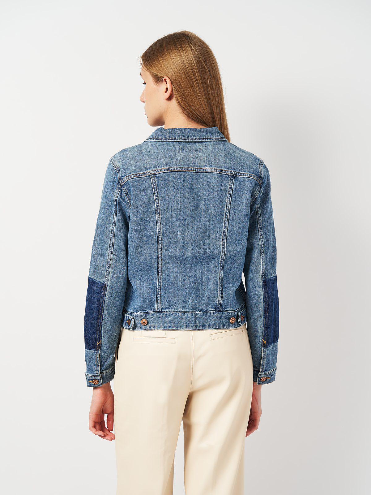 Жакет джинсовий р. 38 Синій (2001062ral) - фото 2