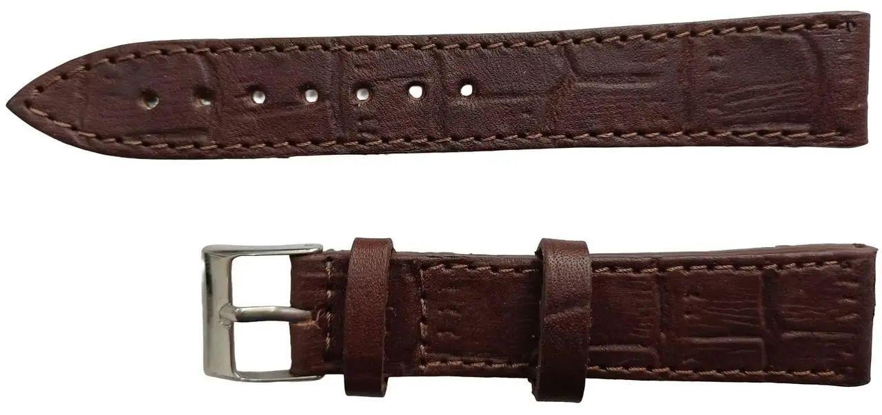 Ремінець для годинника Mykhail Ikhtyar натуральна шкіра 18 мм Коричневий (S18-519S brown) Ремінець для годинника Mykhail Ikhtyar натуральна шкіра 18 мм Коричневий (S18-519S brown)
