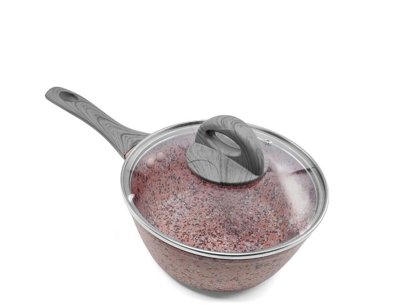 Сотейник литой с крышкой Besser Granite индукционное дно 18х8 см (AN0137639)