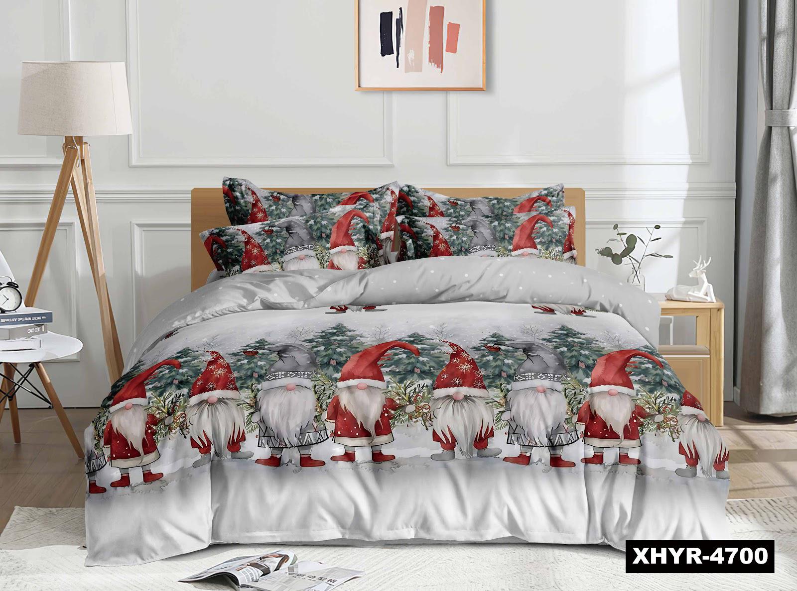 Комплект постільної білизни байка полуторний 150х220 см 70х70 см Сірий (4700)