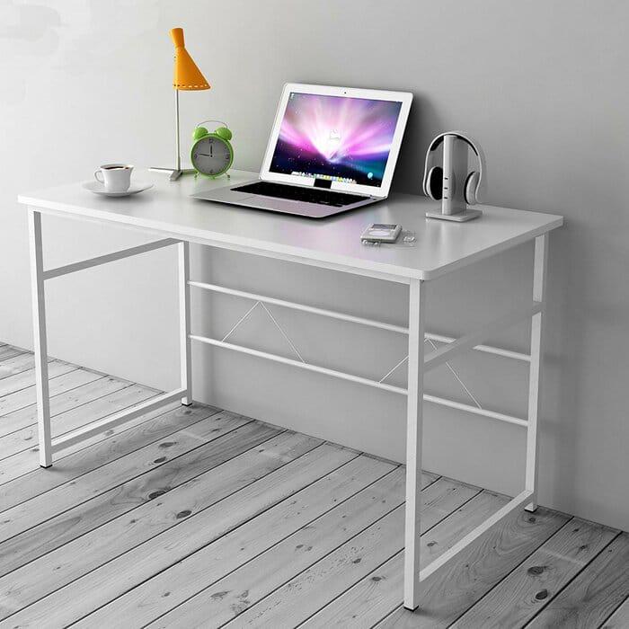 Стіл письмовий у стилі Лофт StepLoft каркас металевий Білий (Comp-table-144)
