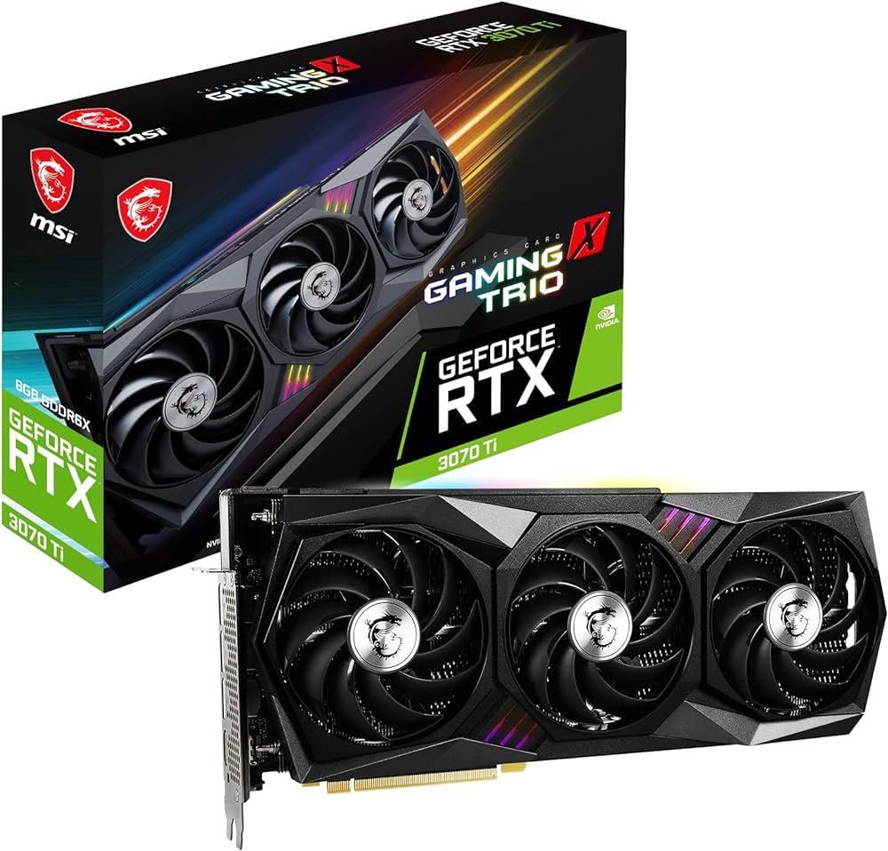 Видеокарта RTX 3070 MSI Gaming X Trio (21617401) - фото 1 Видеокарта RTX 3070 MSI Gaming X Trio (21617401) - фото 1
