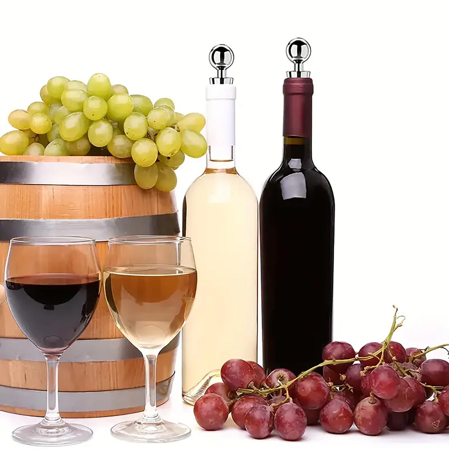 Пробка металева для пляшок вина та шампанського багаторазова 8,5 см - фото 4