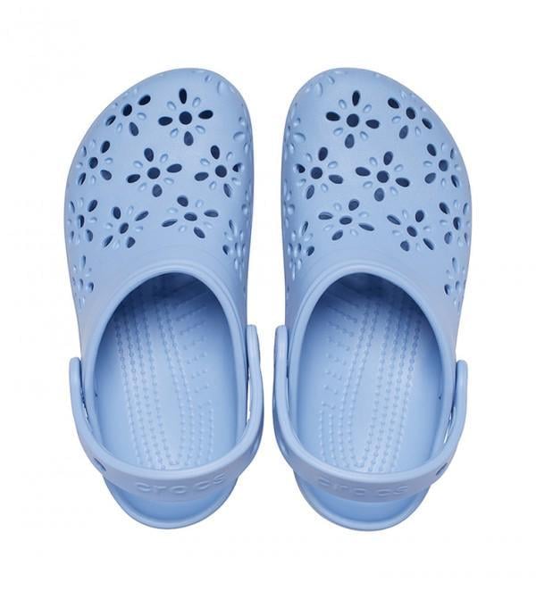 Сабо Crocs Kids Classic Floral Cut-Out Clog 210943 J4 р. 36/37 22,5 см Purple Moon - фото 4 Сабо Crocs Kids Classic Floral Cut-Out Clog 210943 J4 р. 36/37 22,5 см Purple Moon - фото 4