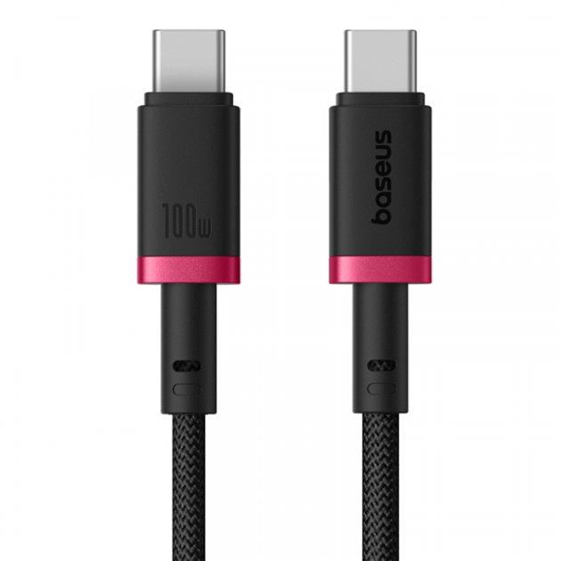 Кабель BASEUS Dura Series Cable Type-C to Type-C P10377803U01-03 100W 2 м Black/Red