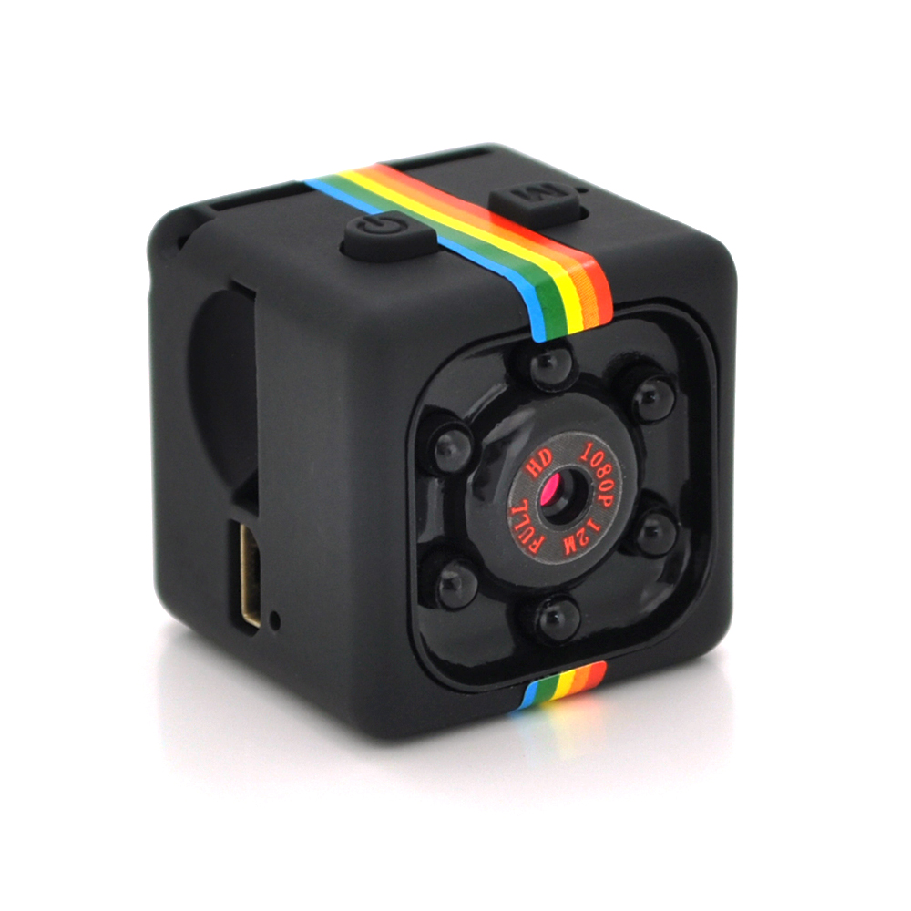 Камера видеонаблюдения VOLTRONIC SQ11 HD Мини скрытая 4 Мп Черный (25624436)