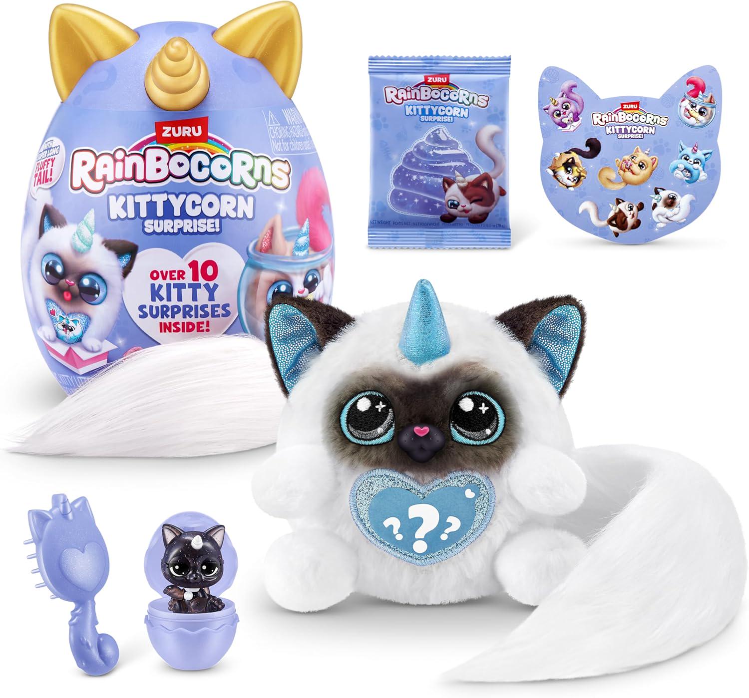 Мягкая игрушка-сюрприз Rainbocorns Kittycorn Surprise Series 3 ZURU регдолл (92104D)