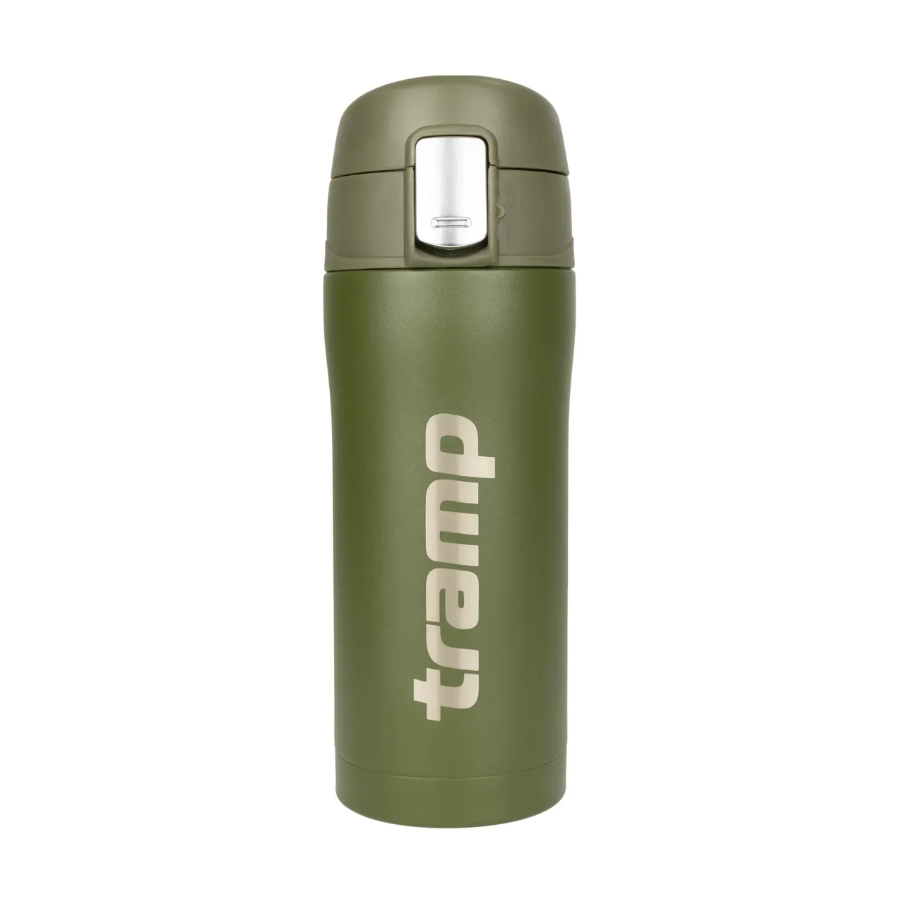 Термос Tramp герметичная крышка с кнопкой-фиксатором 0,35 л (UTRC-106-mat-olive) Термос Tramp герметичная крышка с кнопкой-фиксатором 0,35 л (UTRC-106-mat-olive)