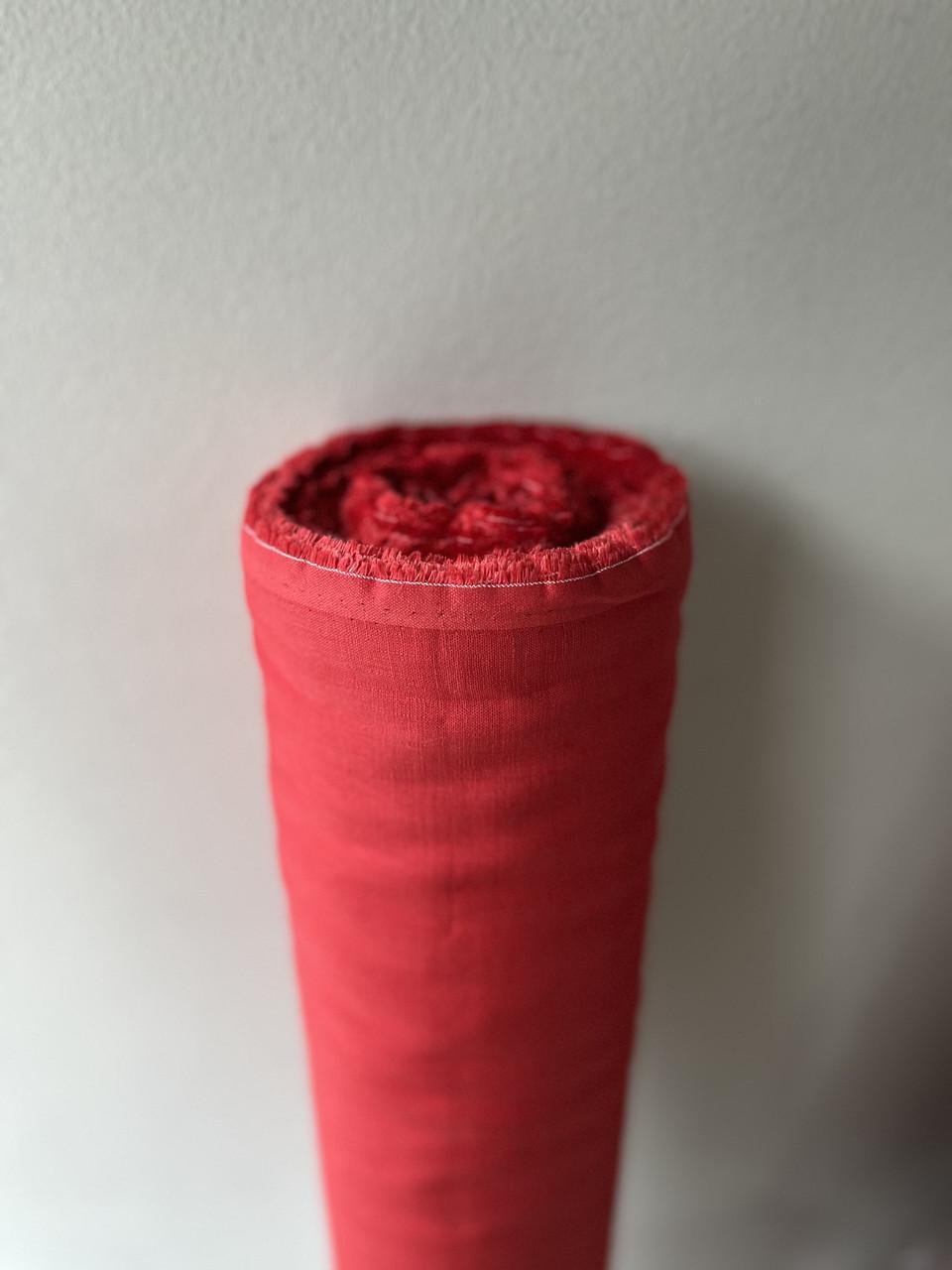 Ткань рубашечная LINEN PLUS льняная 143 см 1309 Красный - фото 3 Ткань рубашечная LINEN PLUS льняная 143 см 1309 Красный - фото 3