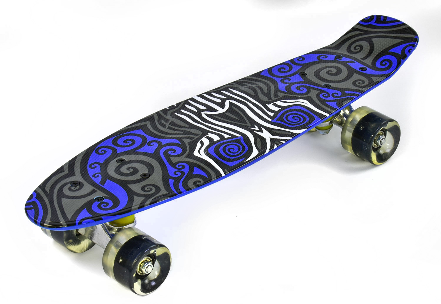 Пенниборд Best Board 55 см со светящимися колесами Разноцветный (74547)