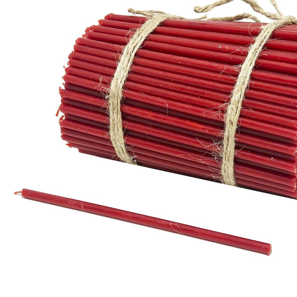 Свічки воскові 75% №100 1 кг 16 см 250 шт. Червоний (100СК1) - фото 2 Свічки воскові 75% №100 1 кг 16 см 250 шт. Червоний (100СК1) - фото 2