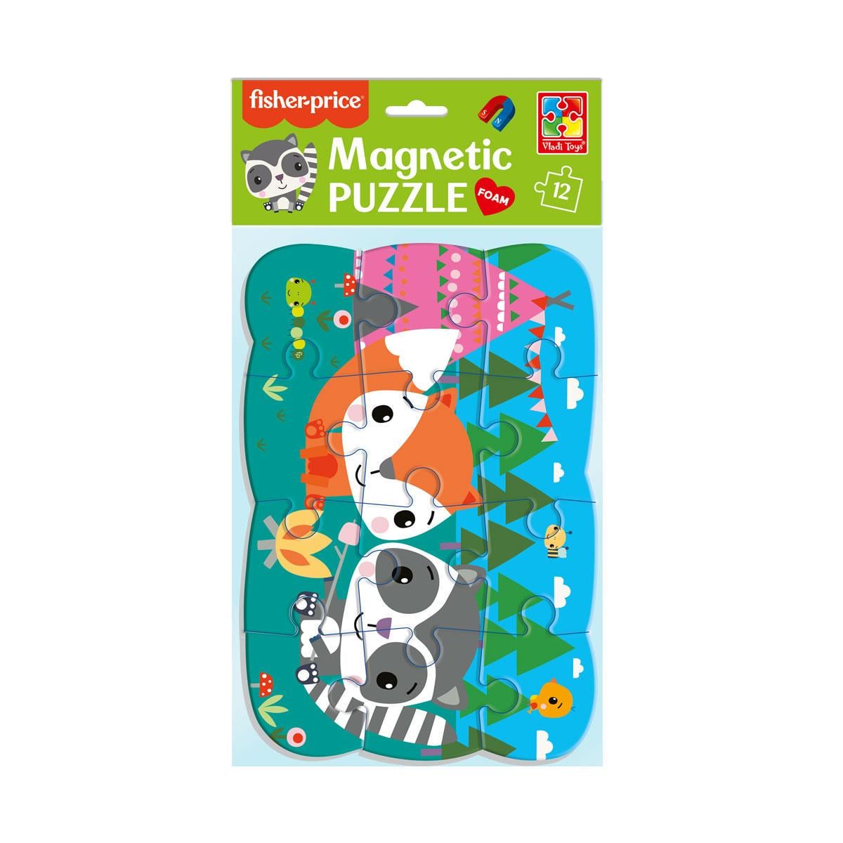 Пазлы магнитные Vladi Toys В лесу VT3205-96 в пакете (4820234761890)