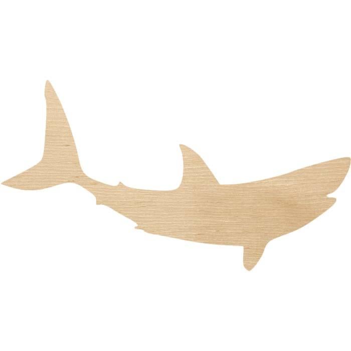 Заготовка из фанеры Акула №8 5,5x3 см (2801170361)