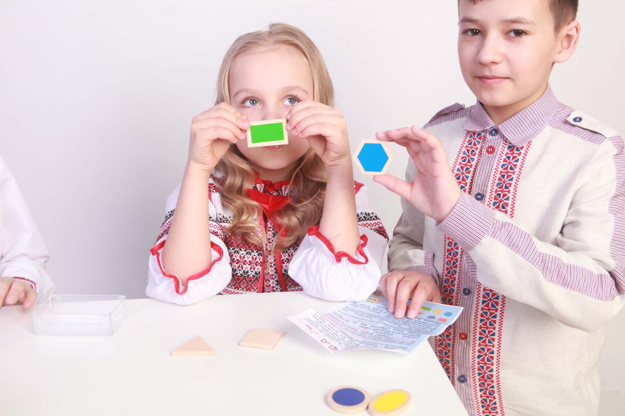 Набір дидактичного матеріалу HEGA Основні геометричні фігури (105) - фото 7