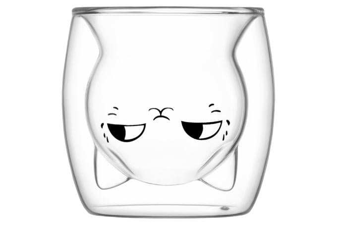 Набор чашек Ardesto Animals с двойными стенками 200 мл 2 шт. (AR2620AC)