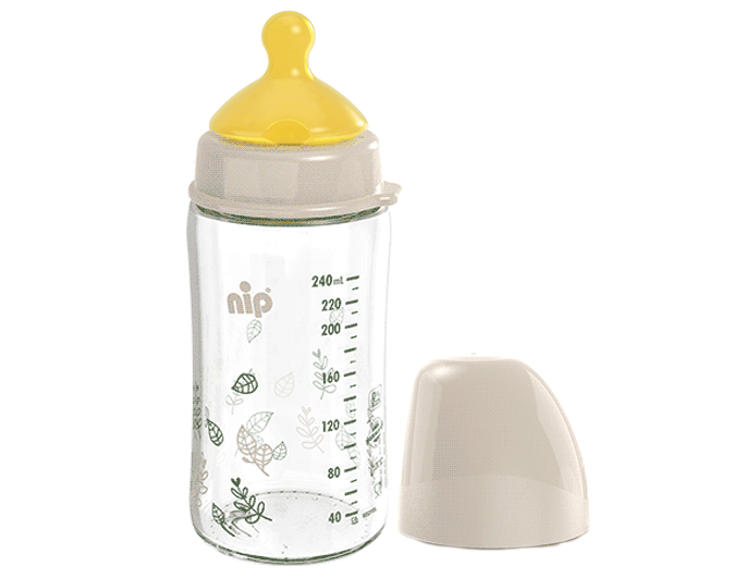 Бутылочка антиколиковая Nip GREEN Вишенка 260 мл Бежевый (143279) - фото 4