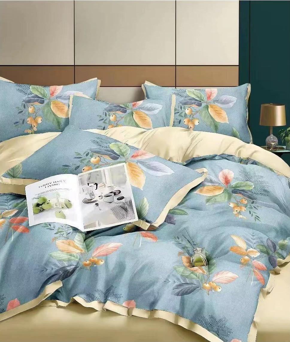 Комплект постільної білизни Soho Євро Elle 200x230 см Floret Olive (UG-A130214)